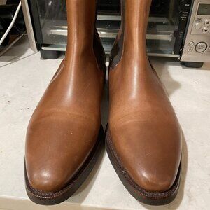 Jack Erwin Ellis Chelsea Boot Hazelnut Full Grain Size 9.5